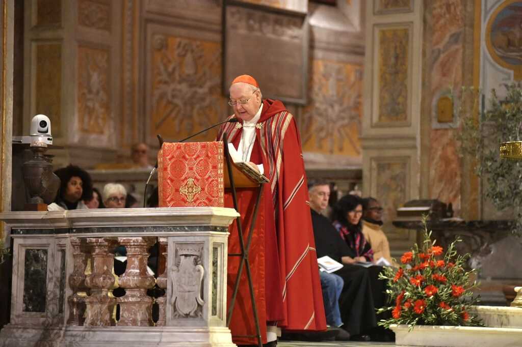 Das Geschenk des Friedens: ein Einsatz für jeden mit der Inspiration der Märtyrer. Homilie von Kardinal Farrell bei der Gebetswache für die neuen Märtyrer in St. Bartholomäus in Rom 