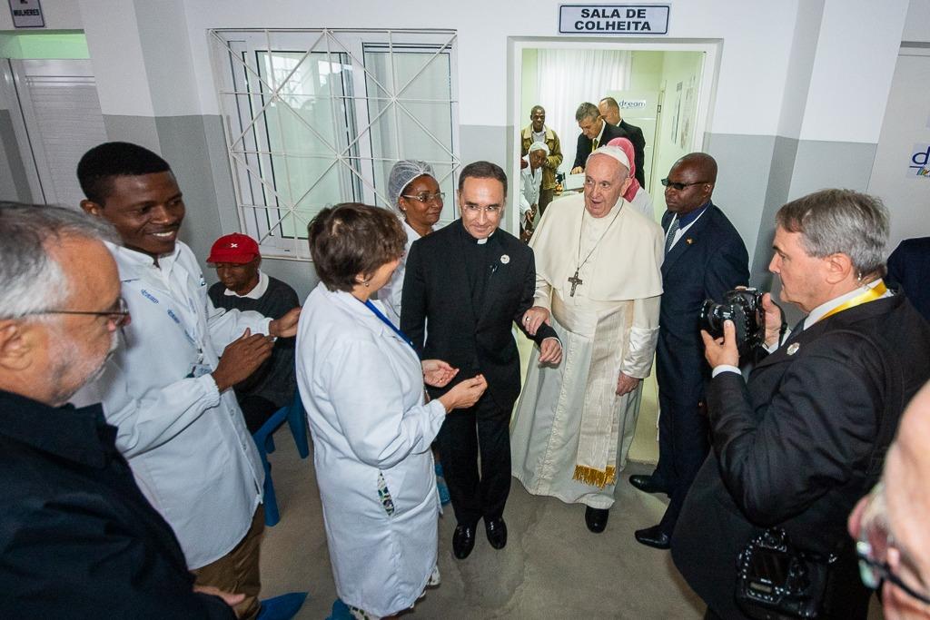 Mozambik, Paus Fransiskus di pusat DREAM Sant'Egidio: “Di sini, perumpamaan tentang Orang Samaria yang Baik Hati menjadi nyata”