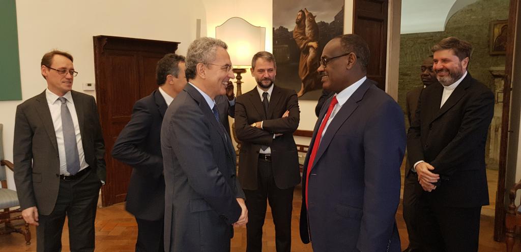 Der sudanesische Außenminister al-Dirdiri besucht Sant’Egidio
