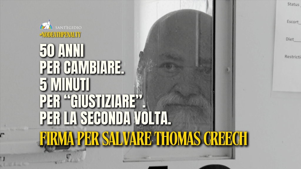 Una firma per salvare una vita. Appello urgente per fermare l’esecuzione di Thomas Creech, fissata per il 13 novembre 2024