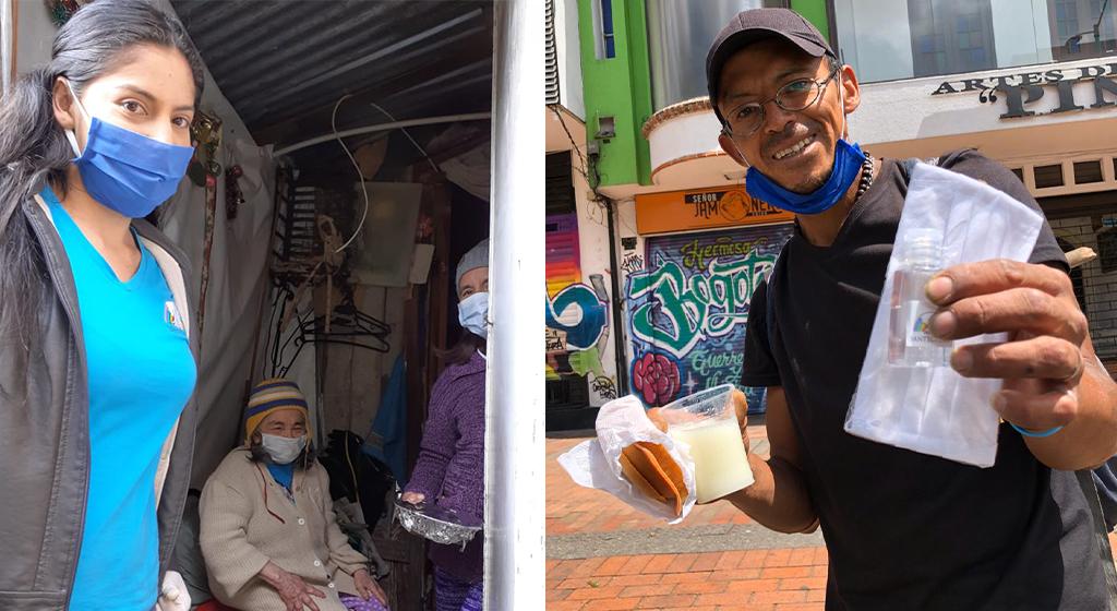 Pandemia, povertà e creatività: in Colombia l'aiuto ai migranti, ai senzatetto e alle famiglie con lavori precari 