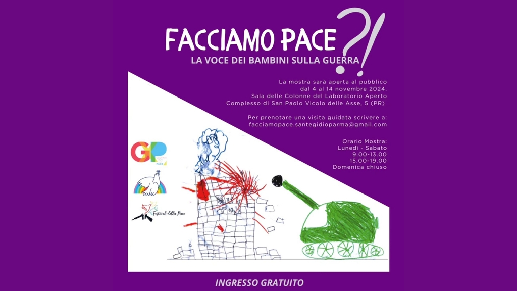 Facciamo Pace?! La Mostra dei Bambini sulla Guerra a Parma