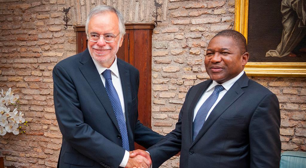 Sant'Egidio adalah rumah perdamaian bagi Mozambik. Hal ini dinyatakan oleh Presiden Filipe Nyusi saat kunjungannya ke Komunitas