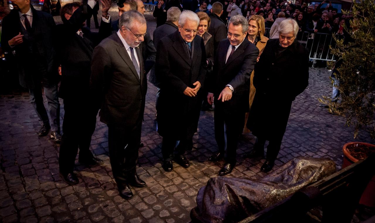 Visita del presidente Sergio Mattarella alla Comunità di Sant'Egidio in occasione dei 50 anni della sua fondazione