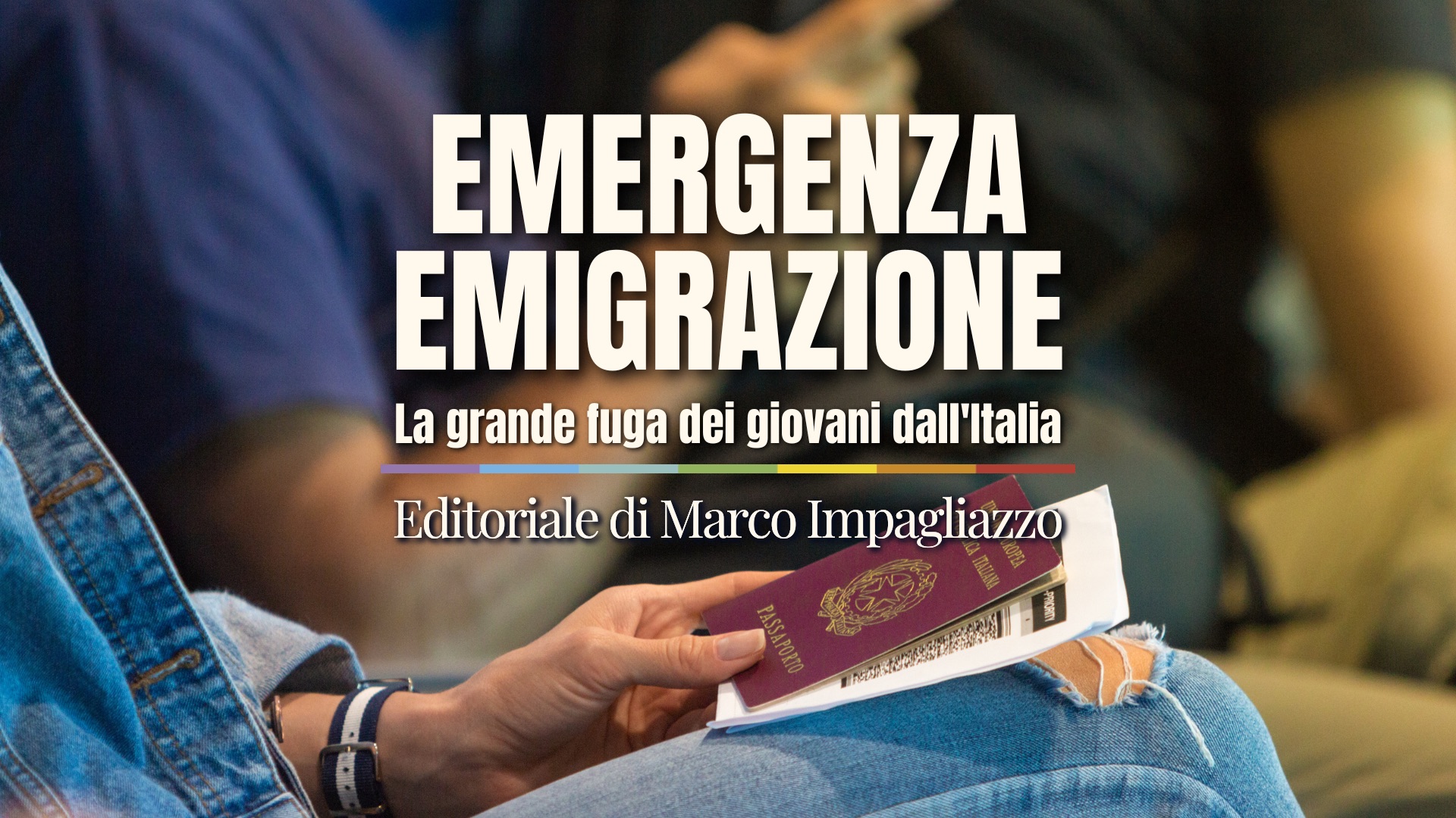 Emergenza emigrazione: la grande fuga dei giovani dall'Italia